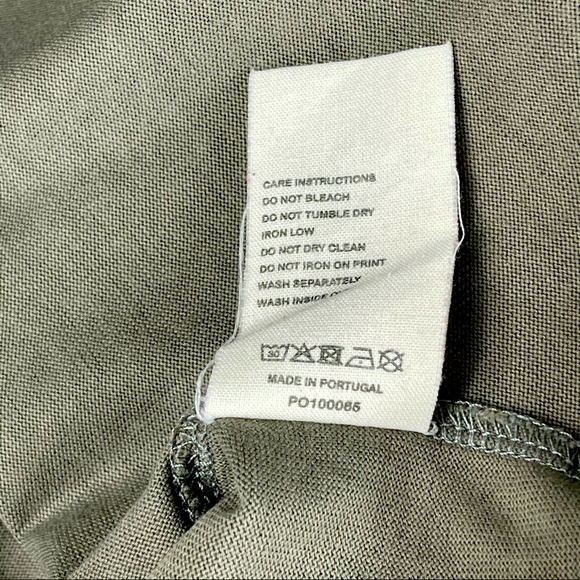 Pangaia Seaweed Fiber Cropped Shoulder Tee Grey - Picture 8 of 8